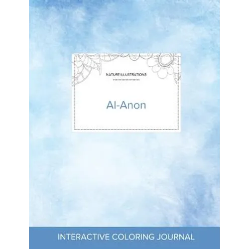 Adult Coloring Journal: Al-Anon (Nature Illustrations, Clear Skies) - Paperback