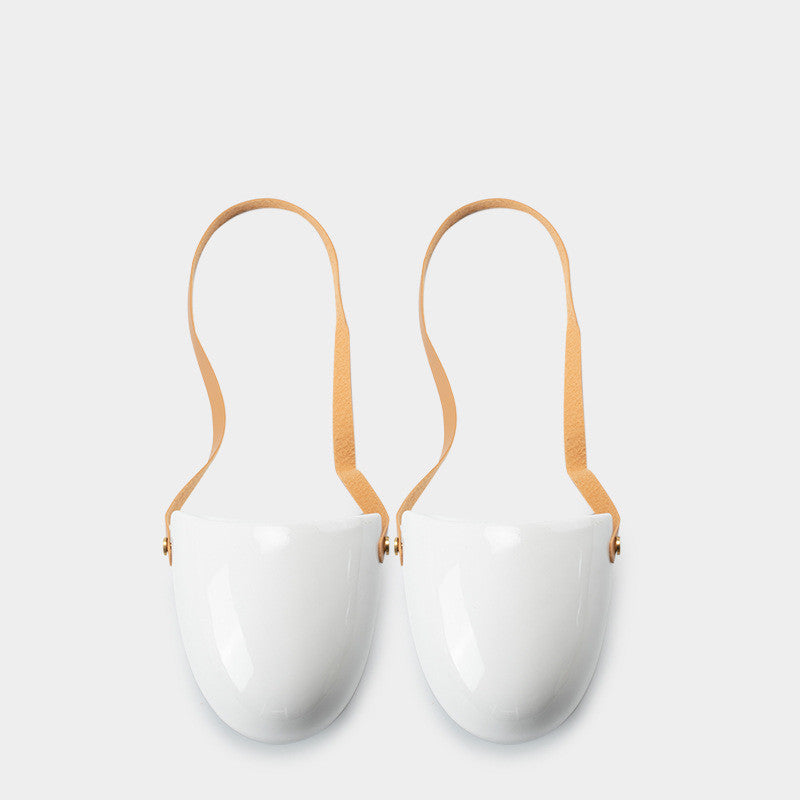 Minimalist Wall-Mounted Ceramic Flower Pot