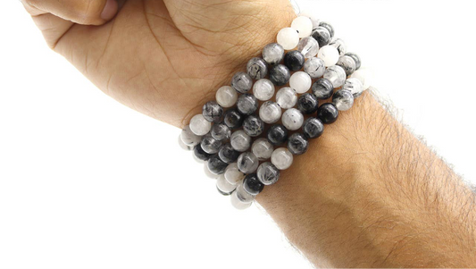 Tourmalated Quartz Stretch Bracelet