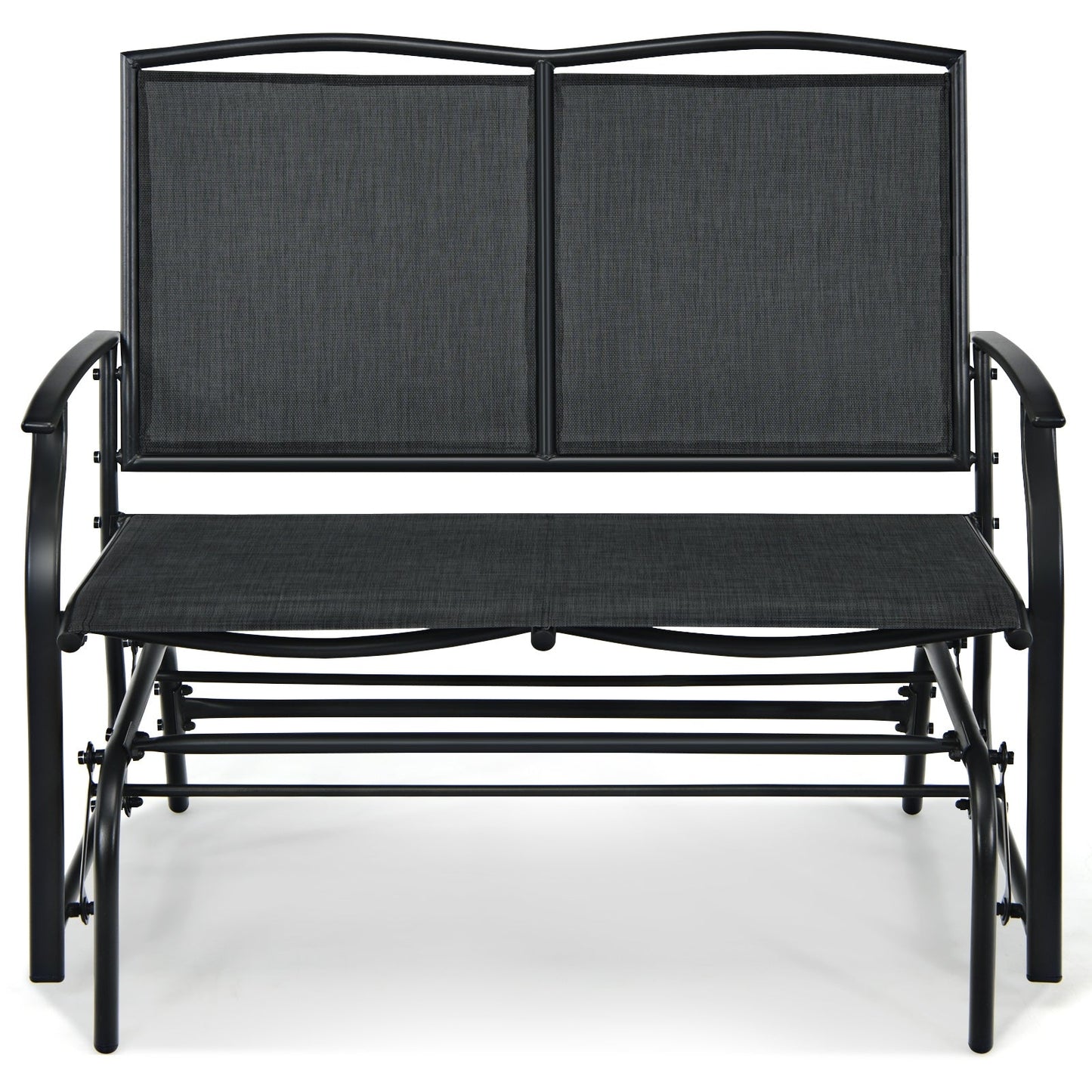 Iron Patio Rocking Chair for Outdoor Backyard and Lawn