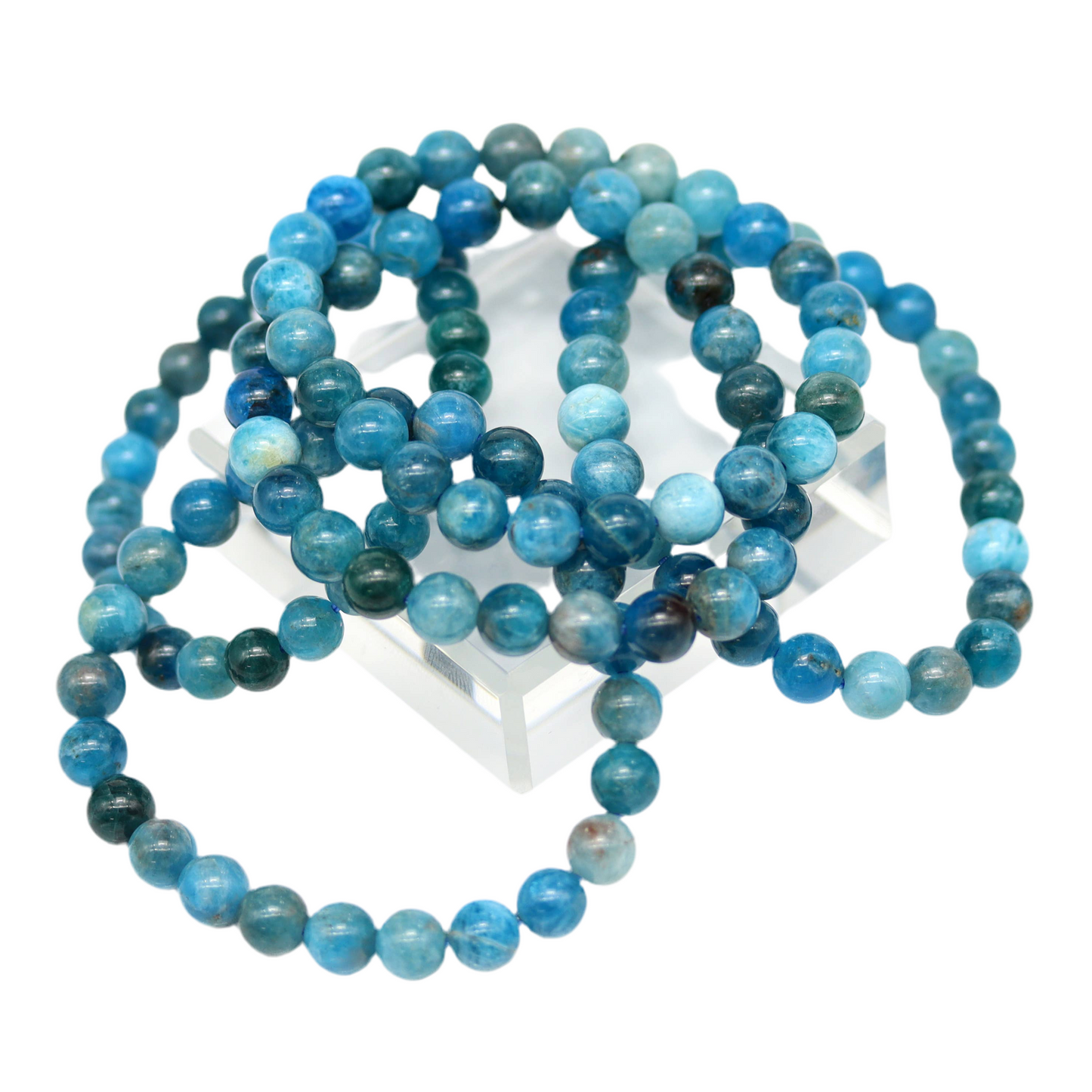 Apatite Beaded Stretch Bracelet
