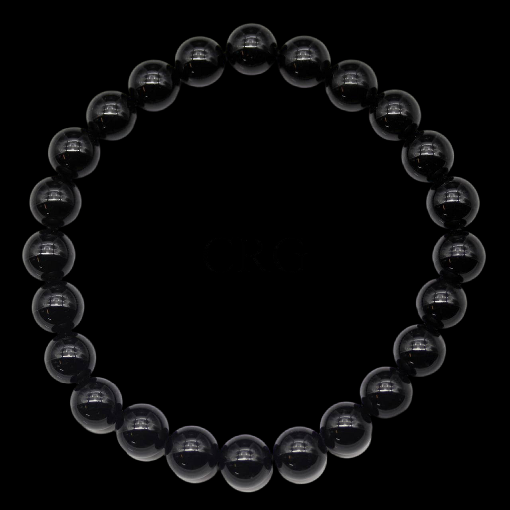 Genuine Obsidian Stretch Bracelet
