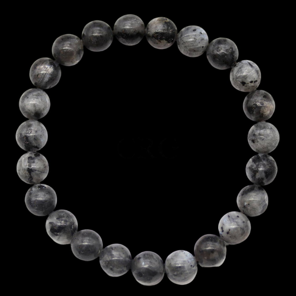Genuine Black Labradorite Stretch Bracelet