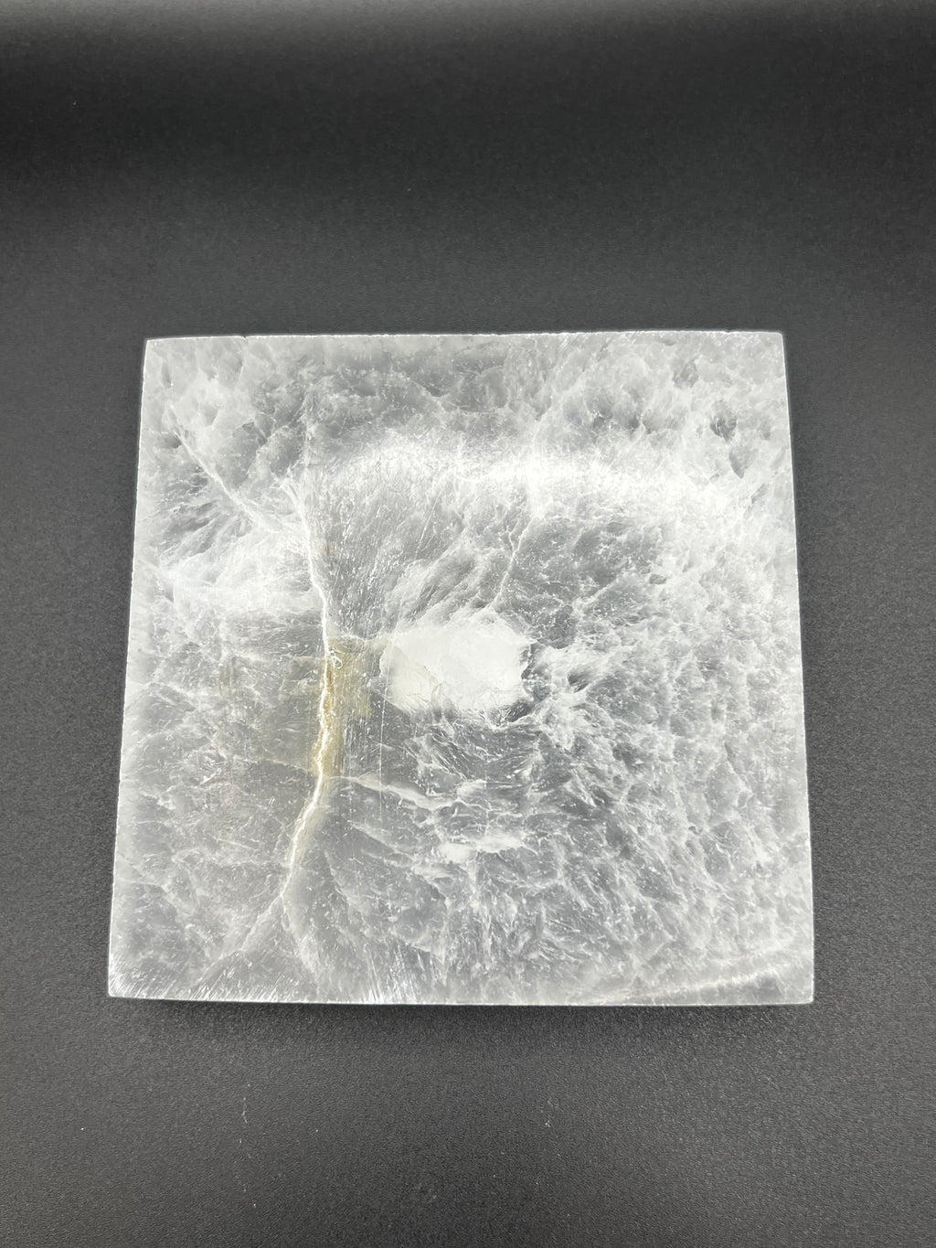 Square Selenite Charging Plate 4 Inch