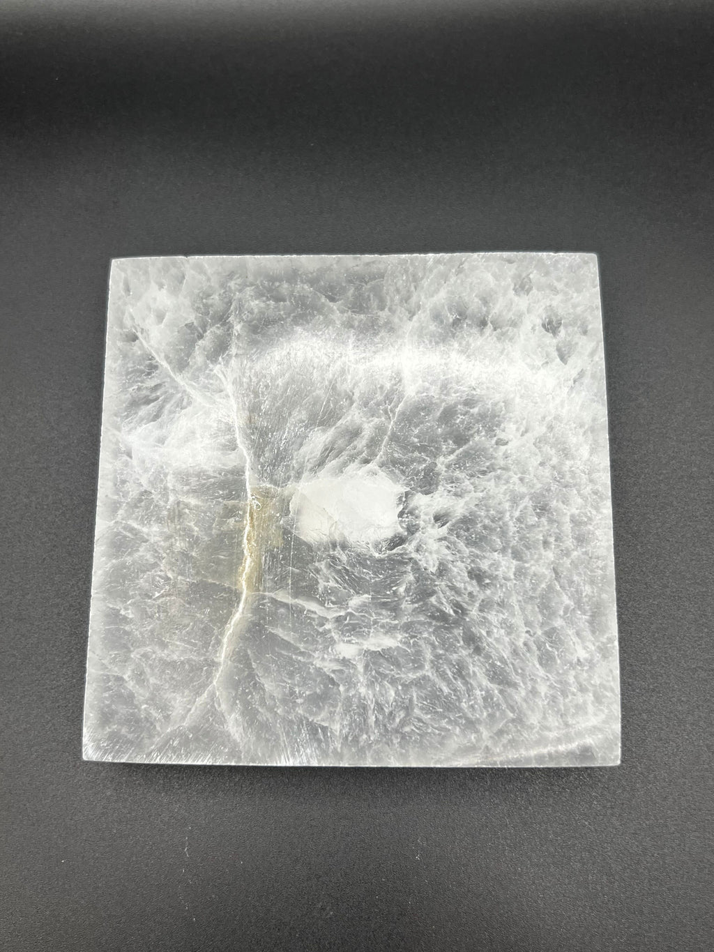 Square Selenite Charging Plate 4 Inch