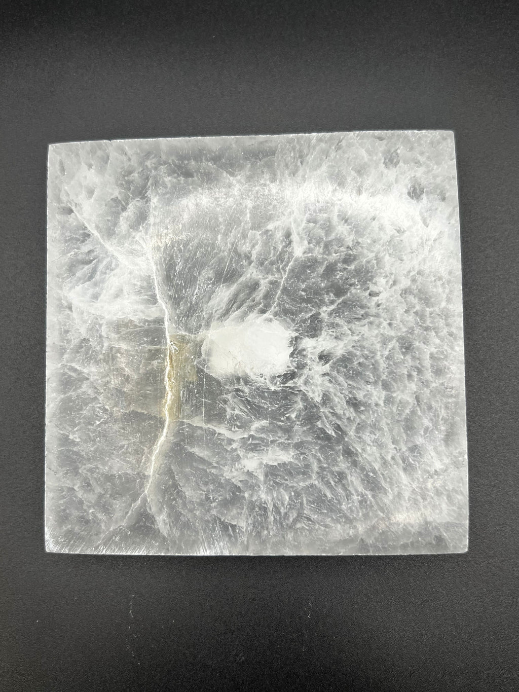 Square Selenite Charging Plate 4 Inch
