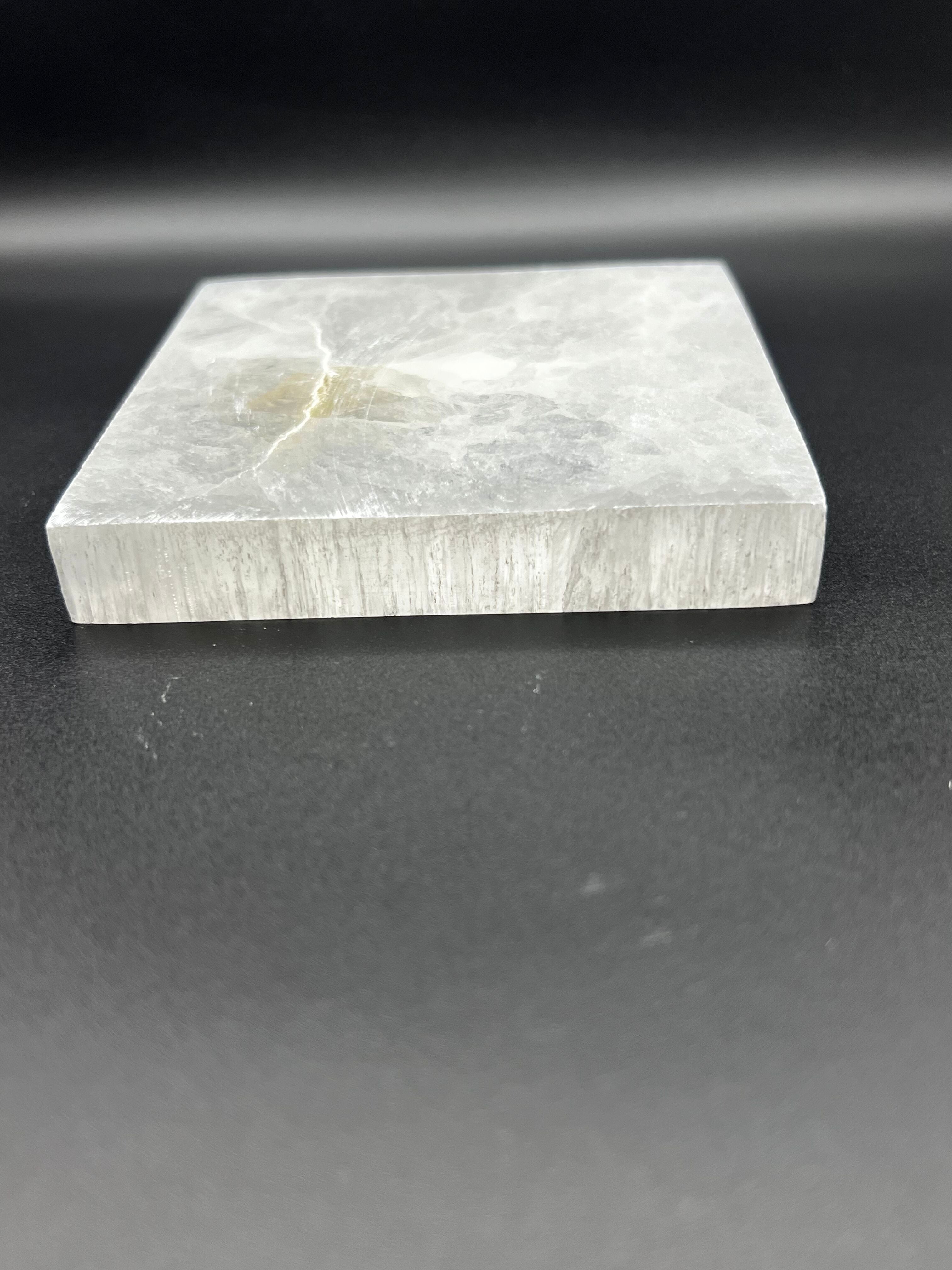 Square Selenite Charging Plate 4 Inch