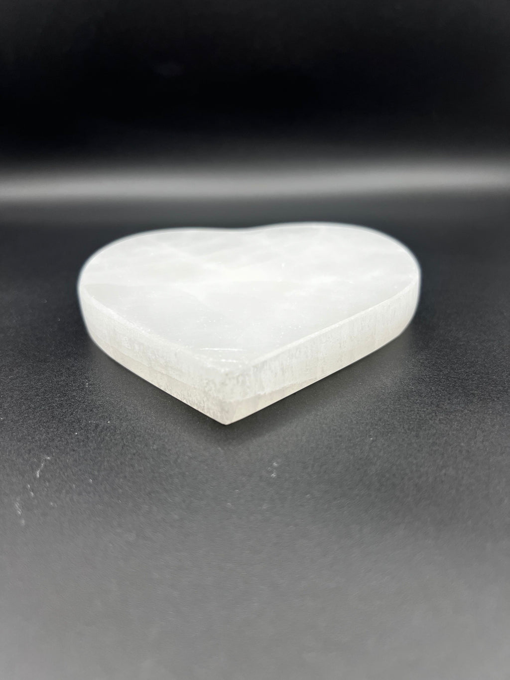 Heart Selenite Charging Plate 4 Inch