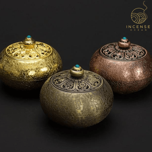 Alloy Retro Incense Holder