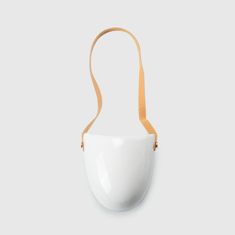 Minimalist Wall-Mounted Ceramic Flower Pot