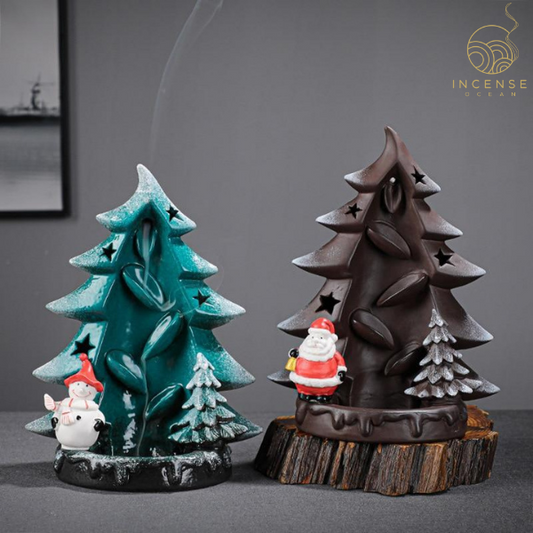 Christmas Tree Backflow Incense Burner